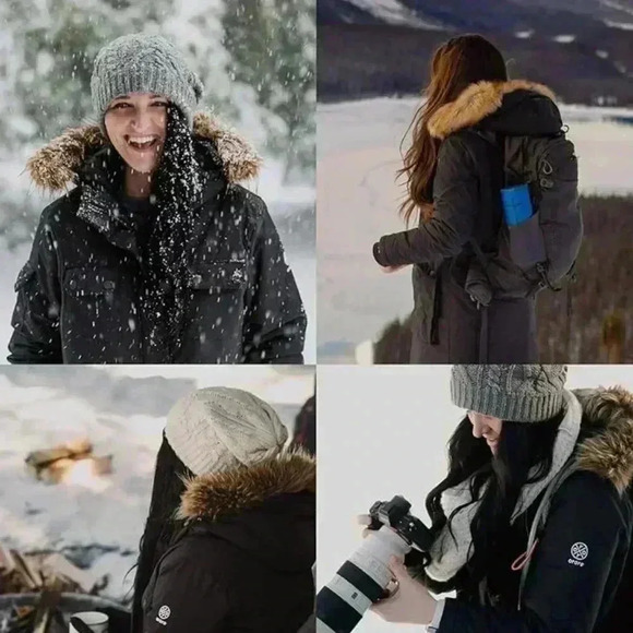 ORORO Women's Heated Parka Jacket with Thermolite Insulation - Picture 5 of 11